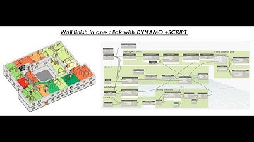 Wall Finish in one click with Dynamo l Detailed Explanation