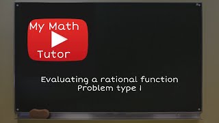 ALEKS | Evaluating a rational function: Problem type 1