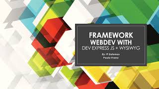 Framework Webdev + Dev Express + Wysiwyg Bootstrap