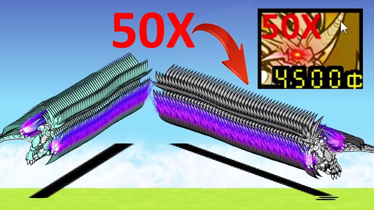 the battle cat Spawn 50X Awakened Bahamut Cat - YouTube