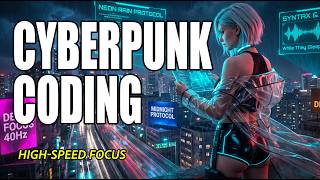 Dark Synthwave & Cyberpunk Coding Music for High-Speed Focus — 2.5 Hours | PlayFlow FM