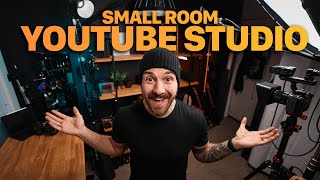 Welcome To My TINY 9x9 Foot Youtube Studio Setup Tour  Gear, Lighting, Audio, Color Grade, & MORE!