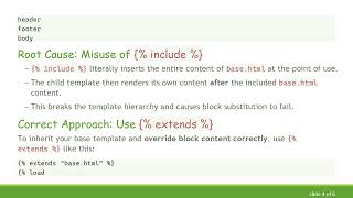 Fixing Django Template Layout: Why Your Block Content Appears Below the Footer