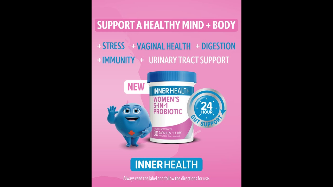 NEW 📣 Probiotic for Women. Supports Women's Healthy Mind + Body 🧘