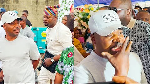 The Boss is Here! MC Oluomo's Grand Entrance at His Birthday and Sanwo-Olu & Tinubu's Party