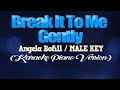 BREAK IT TO ME GENTLY - Angela Bofill/MALE KEY (KARAOKE PIANO VERSION)