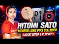 HITOMI SATO - Modern Long Pips Defender | Racket Setup & Playstyle #HitomiSato #longpips #defender