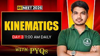 RE-NEET 2026 : Kinematics | Physics Revision + Important Tricks &amp; Shortcuts ⚡