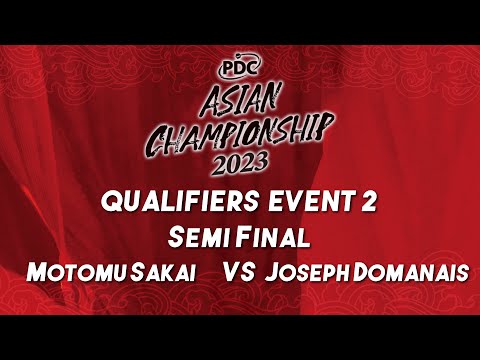SEMI FINAL】MOTOMU SAKAI vs JOSEPH DOMANAIS【PDC ASIAN