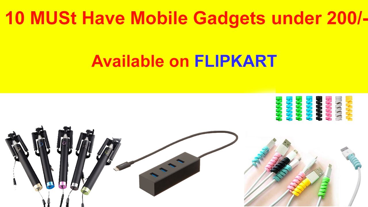 10 Must Have Mobile Gadgets under 200/ rupees Available In FLIPKART