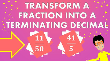 HOW TO CONVERT A FRACTION INTO A TERMINATING DECIMAL + 2 EXAMPLES- OH MA