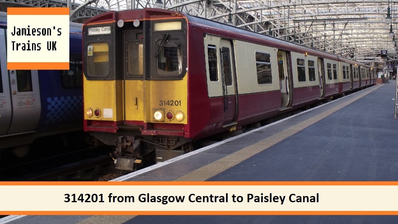 314201 from Glasgow Central to Paisley Canal YouTube