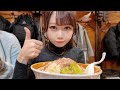 【二郎系ラーメン】ニンニクアブラは魔法の呪文♪【えどもんど】