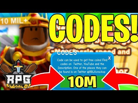 New Rpg World Codes Roblox Working 10m Roblox New Codes Youtube - all working codes in clans rpg world roblox youtube