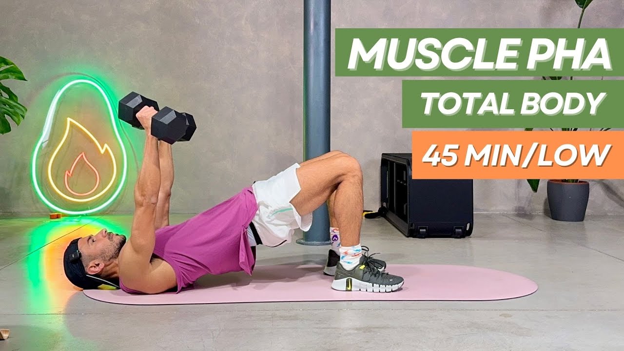 Allenamento Total Body con Pesi – 45 Minuti PHA Senza Salti | Brucia Grassi a Casa