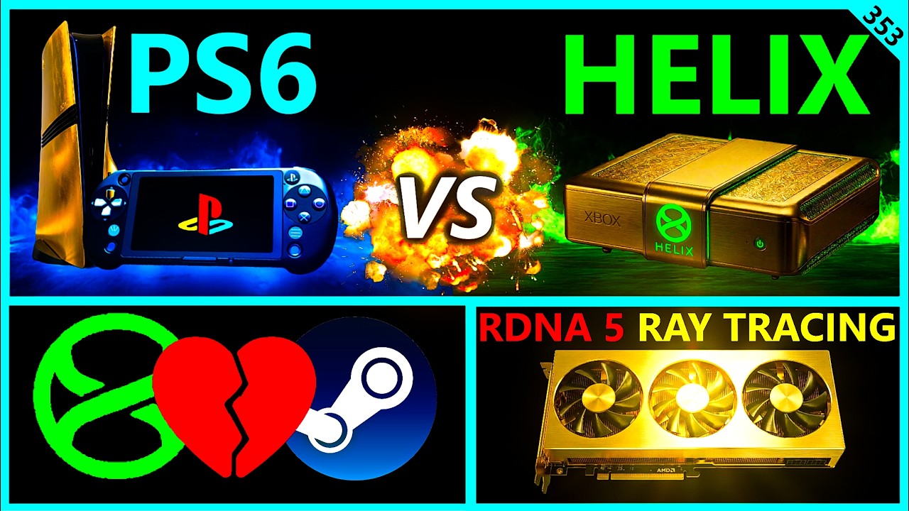 PS6 vs XBOX Helix: Game Dev Predicts Winning AMD RDNA 5 Console | Alderon Games | Broken Silicon 353