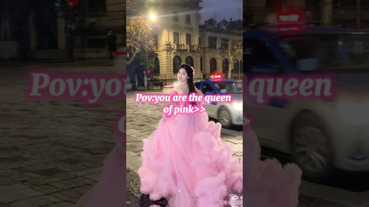 Pov:you are the queen of pink... 