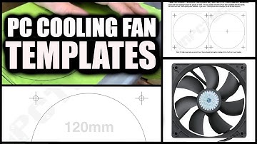 FREE PC Cooling Fan & PC Radiator Printable Templates