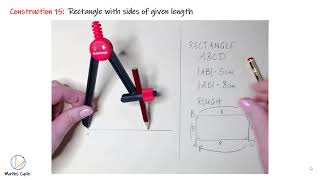 Famous Construction 15 - Rectangle with sides of given length Wealth