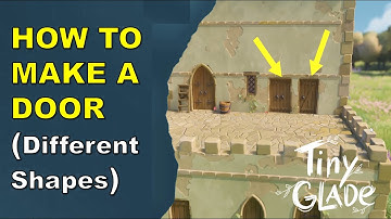 How to make a door in Tiny Glade?