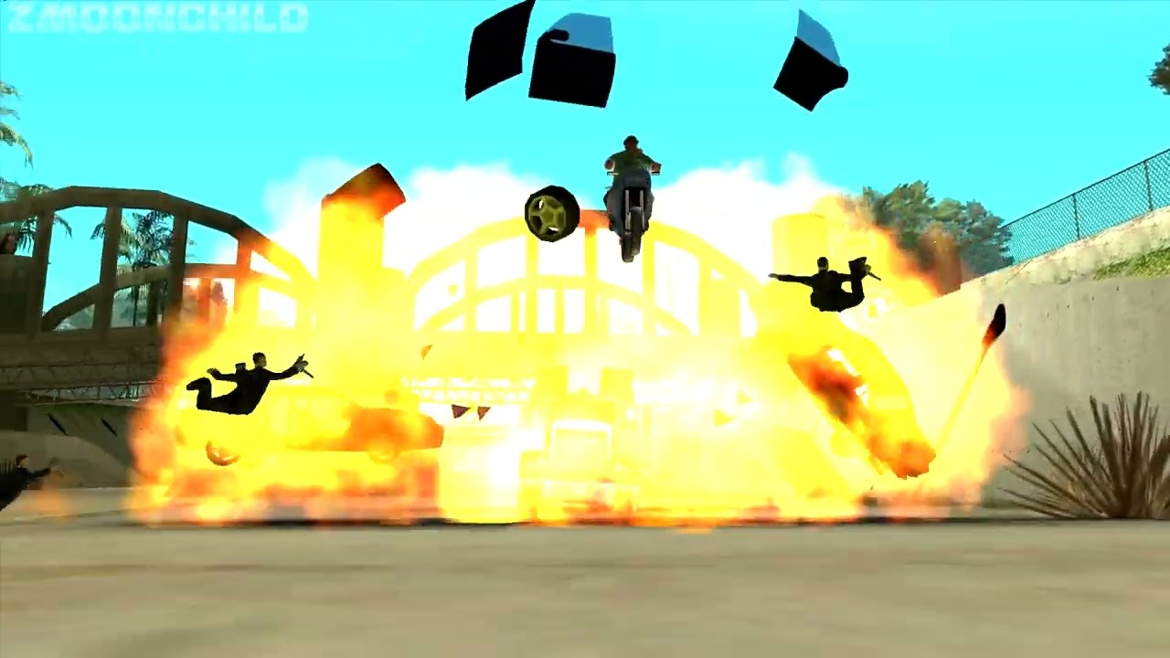 Just Business with a 4 Star Wanted Level - Big Smoke mission 4 - GTA San Andreas