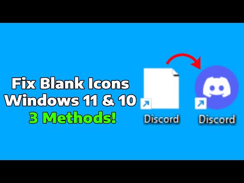 Fix Desktop Icons Missing | Blank White Desktop Shortcut Icons - 3 Methods! (Windows 11/10) | How To