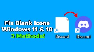 Fix Desktop Icons Missing | Blank White Desktop Shortcut Icons - 3 Methods! (Windows 11/10) | How To screenshot 5