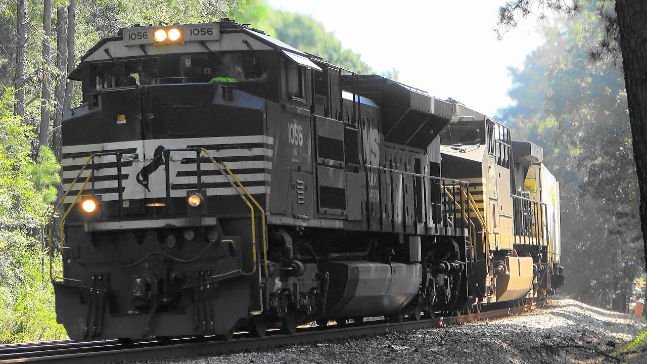 NS 214 works northbound past the rock quarry in Stockbridge, Ga. YouTube