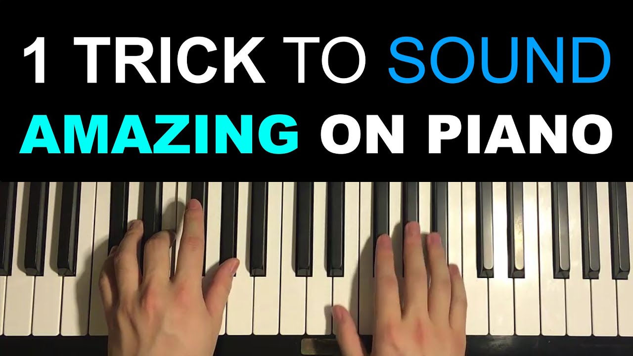 One Arpeggio Trick to Sound AMAZING on Piano