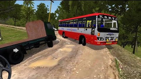 KSRTC BUS Off-road claim down Gameplay ❣️ BUSSID MOD ❣️@Indian_sologamer