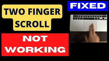 Two finger scroll not working on Laptop Windows 11 / 10 Fixed