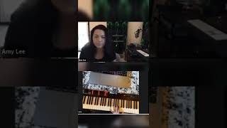 Amy Lee Teachs How To Play Bring Me To Life #vocal #piano