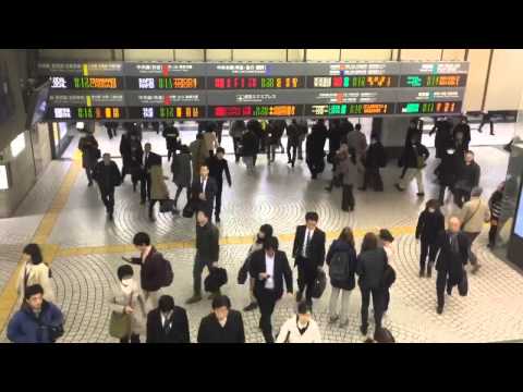 Shinjuku station JR gate Hyperlapse