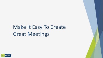 Make it Easy to Create Great Meetings