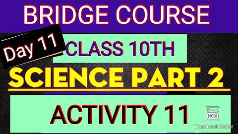 science part2 day 11 10th class setu abhyaskram (Bridge course)answersheet @LMH Education