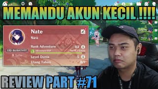 REVIEW AKUN DI BAWAH AR 45 !!! KITA LIAT SEBAGUS APA !!! - GENSHIN IMPACT INDONESIA #71