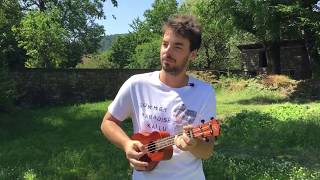 Video thumbnail of "Here Comes the Sun - George Harrison - instrumental ukulele cover (Beatles)"