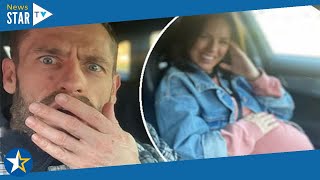 Kelvin Fletcher reacts to pregnant wife Liz Marsland's growing bump 635237