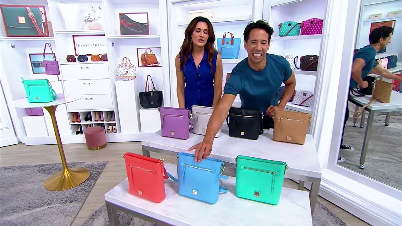 Dooney & Bourke Saffiano Zip Crossbody on QVC 