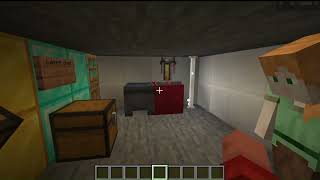 Minecraft house with multi layer safety #minecraft