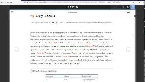 Daniel Liang Section 3.11