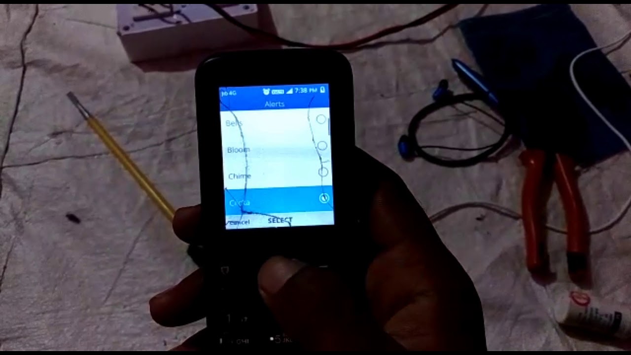 how to change the message ringtone set in jio phone in jio phone me