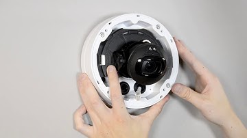 Installation tip: AXIS Q3517-LVE installation