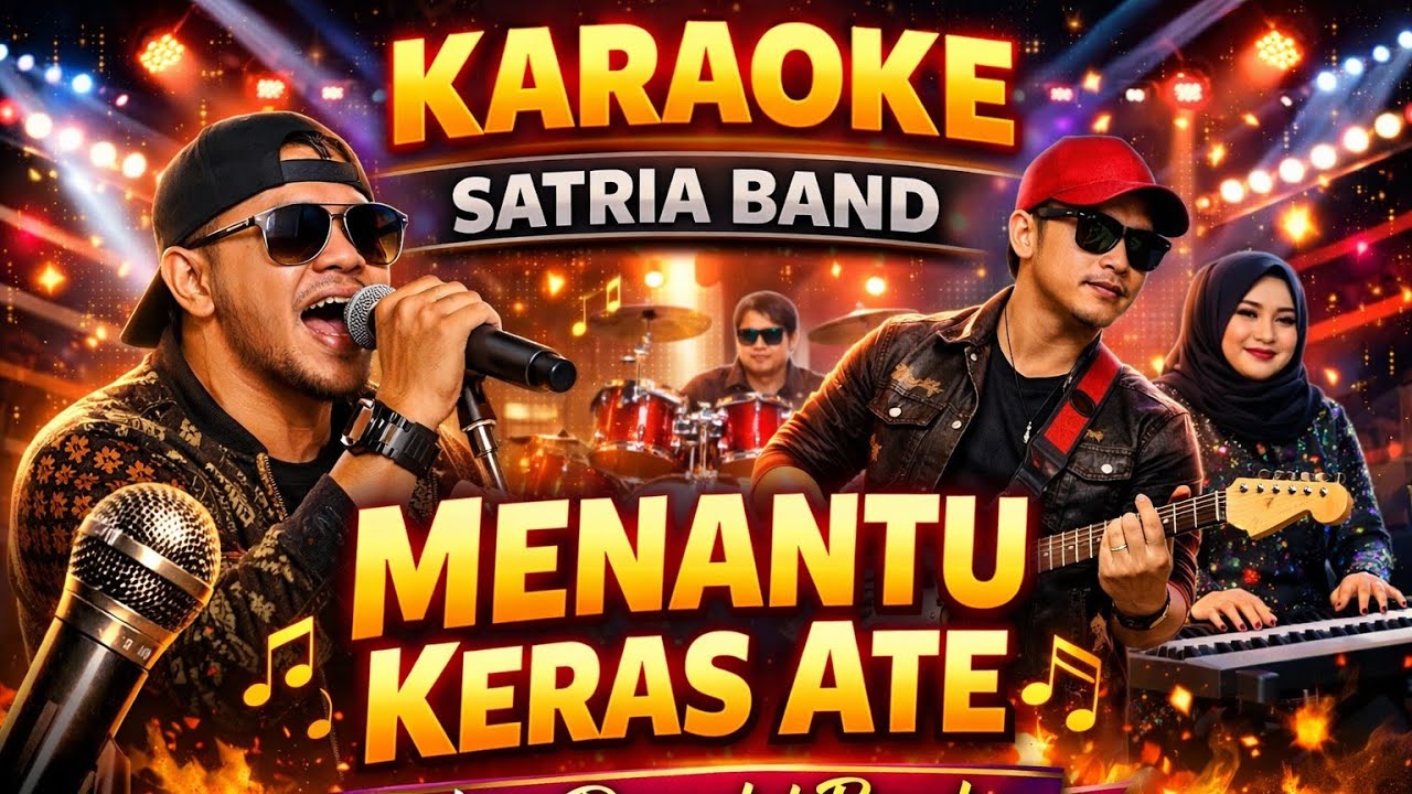 karaoke lagu satria band-menantu keras ate •| versi dangdut•|