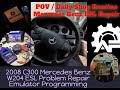 Pov shop daily routine as i program an esl emulator for mercedes benz c300 w204 w autel im508