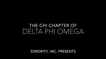 Delta Phi Omega Chi Chapter Spring 2016 Recruitment