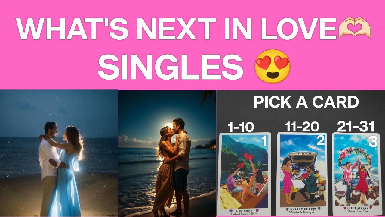 😍SINGLES🌹 WHATS NEXT IN LOVE 🫶🏻💞 PICK A CARD READING🔮#love #tarot # ...