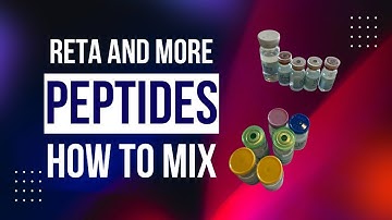 How to Mix and Measure Peptides- Educational Entertainment Only