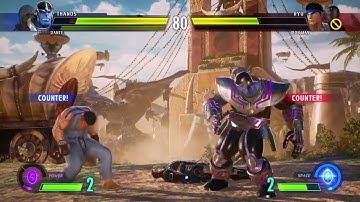 MARVEL VS. CAPCOM: INFINITE - Dante & Thanos VS Ironman & Ryu