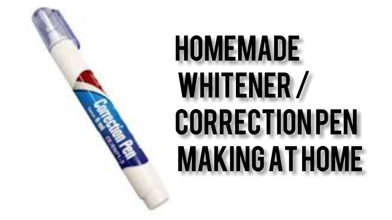 Diy White Pen/Homemade Diy White Pen/How to make white Pen at home